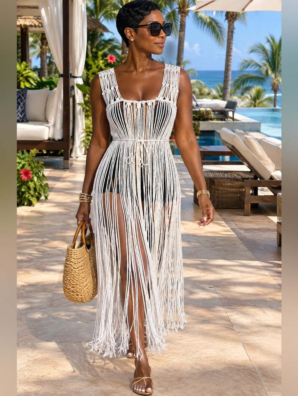 💕Handmade Macrame Dress 💕